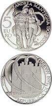 images/productimages/small/San Marino 5 euro 2006 500e sterfdag Andrea Mantegna.jpg